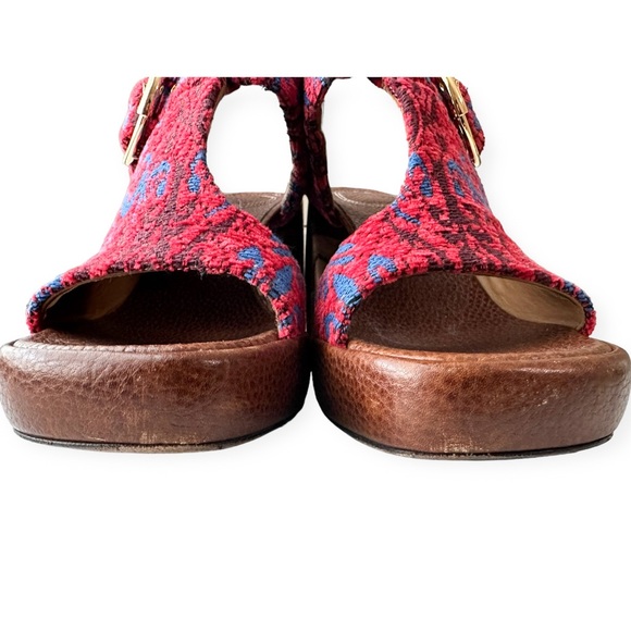 SOLD Chloé Tapestry Platform Mules - Picture 6 of 11